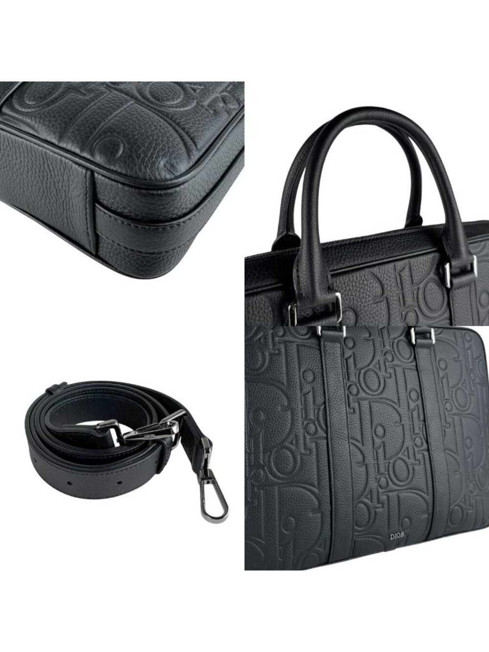 Dior Business Shoulder Bag Zip Briefcase - Picture 9 of 10